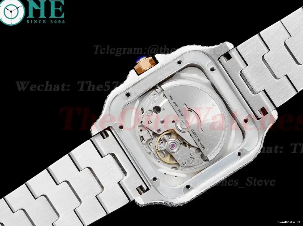 Santos 40mm SS XL 100 Rmn SS RG Mens AMG Dia MY9015 0612